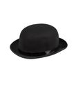 Sort bowler hat til gangster kostume.