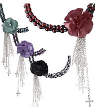 Gotisk blomster choker