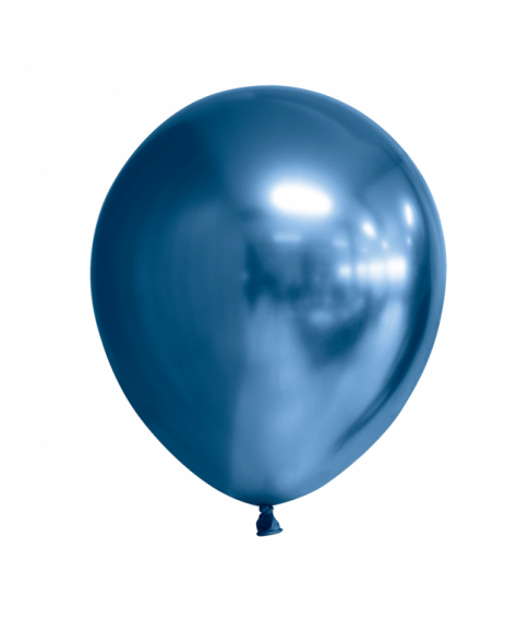 Mirror blå balloner, 10 stk