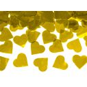 Konfetti kanon med metallic guld hjerte konfetti, 60 cm