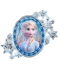 Stor figur folieballon, med Anna og Elsa fra Frost 2, til luft eller helium