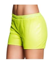 Neon gule hotpants med pailletter