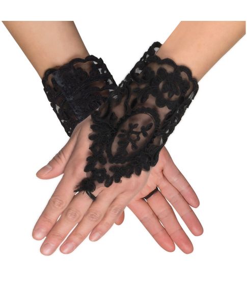 Køb sorte fingerløse handsker Porto fra 29,- hos - & Farver