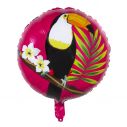 Rund Tukan folieballon til Hawaii fødselsdagen