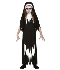 Halloween Nonne kostume til piger.