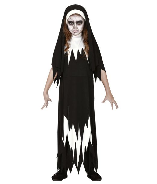 Halloween Nonne kostume til piger.