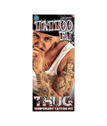 Pakke med gangster engangs tatoveringer