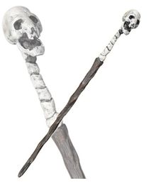 Flot Death Eater tryllestav med kranie.