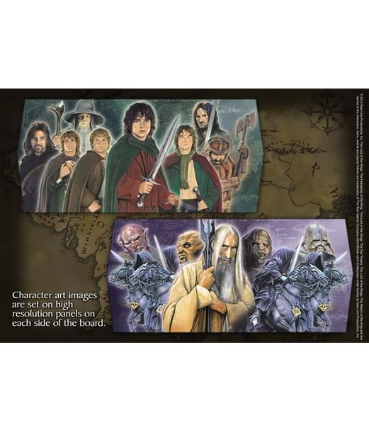 Flot flot og detaljeret Ringenes Herre skakspil.