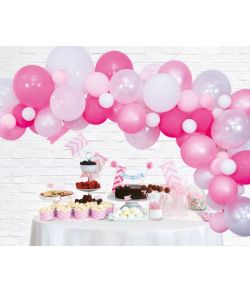 Ballon dekorationssæt, pink