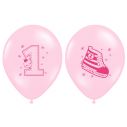 Pastel pink balloner med sko