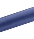 Mørkeblå satinstof på rulle, måler ca 0,16 x 9 m.