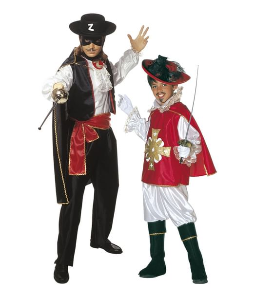 Flot kårde til Zorro eller Musketer kostume.