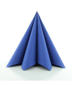 Flotte mørkeblå papir servietter i kraftig kvalitet. 