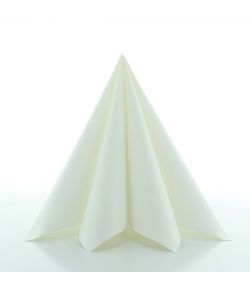 Flotte hvide papir servietter i kraftig kvalitet. 