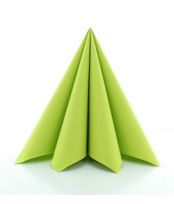 Flotte lime grønne papir servietter i kraftig kvalitet.