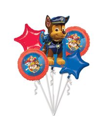 5 stk flotte folieballoner med Paw Patrol