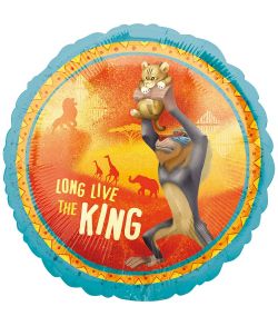 Løvernes Konge folieballon med motiver på hver side, 43 cm