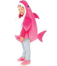 Sjovt Mommy Shark kostume til baby.