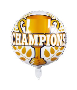 Champions folieballon på 45 cm