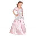 Flot lyserød prinsesse kjole til piger. 