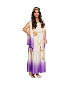 Græsk gudinde kostume med kjole og hårbånd