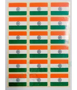 Ark med 18 indiske flag klistermærker