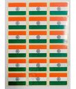 Ark med 18 indiske flag klistermærker