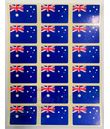 Ark med 18 australske flag klistermærker