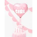 Hjerteformet folieballon med It's a Girl 