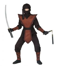 Flot Ninja kostume til drenge til fastelavn.