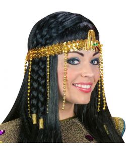 Paillet pandebånd til Kleopatra kostumet.