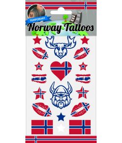 Ark med flotte Norge tatoveringer.