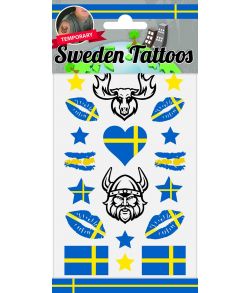 Ark med flotte Sverige tatoveringer.