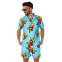 OppoSuits sommersæt med Pac-Man skjorte og shorts