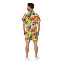 Smart sommersæt fra OppoSuits med skjorte og shorts med Pokemon Pikachu motiv. 