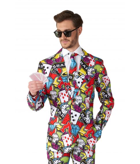 Køb jakkesæt med kasino motiver - Porto fra 29 kr Farver
