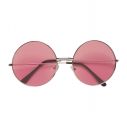 Pink briller til 70er udklædning.