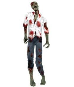 Pap zombie med skjorte.