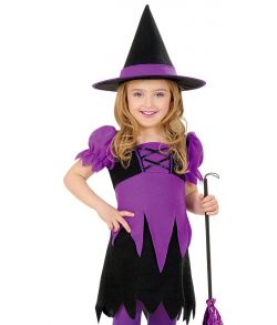 Flot Hekse kostume til små piger. 