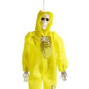 Skelet i gul dragt 40 cm .