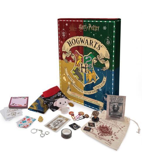 Flot Harry Potter julekalender med 24 små gaver. 