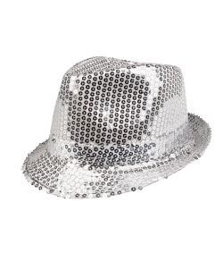 Popstar hat, sølv