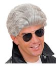Flot grå paryk til 50er udklædningen. 