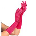 Hot pink lange hansker.