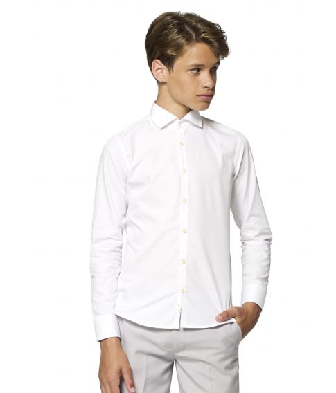 Hvid skjorte fra OppoSuits til teenagere.