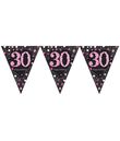 Pink guirlande til 30 års fødselsdag