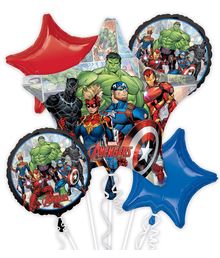 Flot Avengers folieballon buket til fødselsdagen.