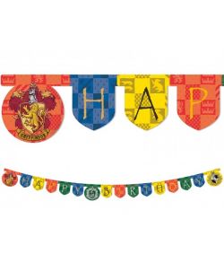 Harry Potter happy birthday banner .