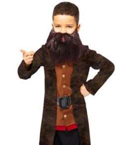 Hagrid kostume til drenge str. 4 - 10 år